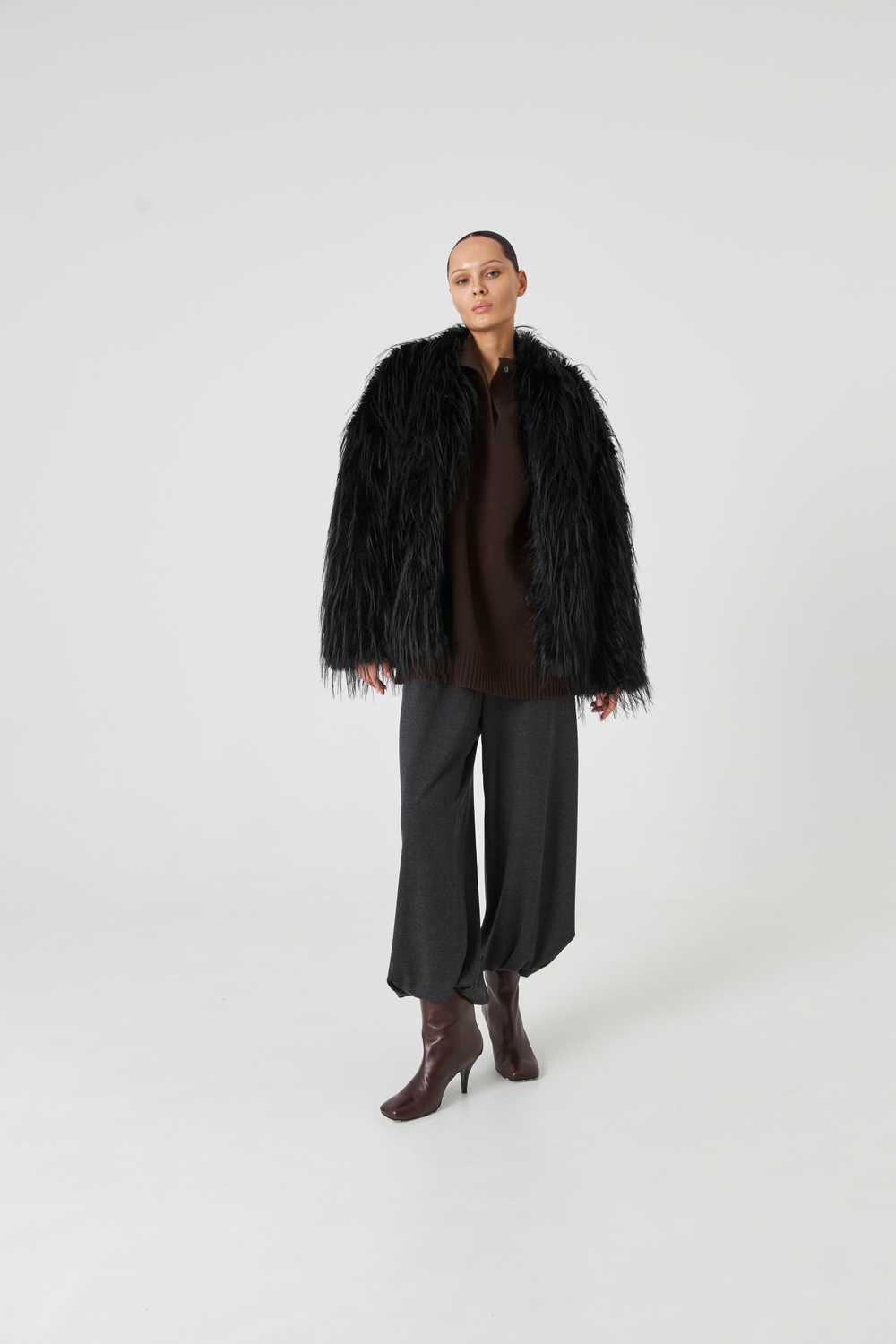 Комплекс шуба short с шапкой