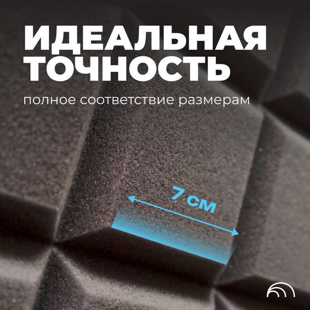 Акустический поролон, Декор, BEZEHO, 30х1000х2000 мм