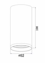 Потолочный светильник Technical C052CL-01W