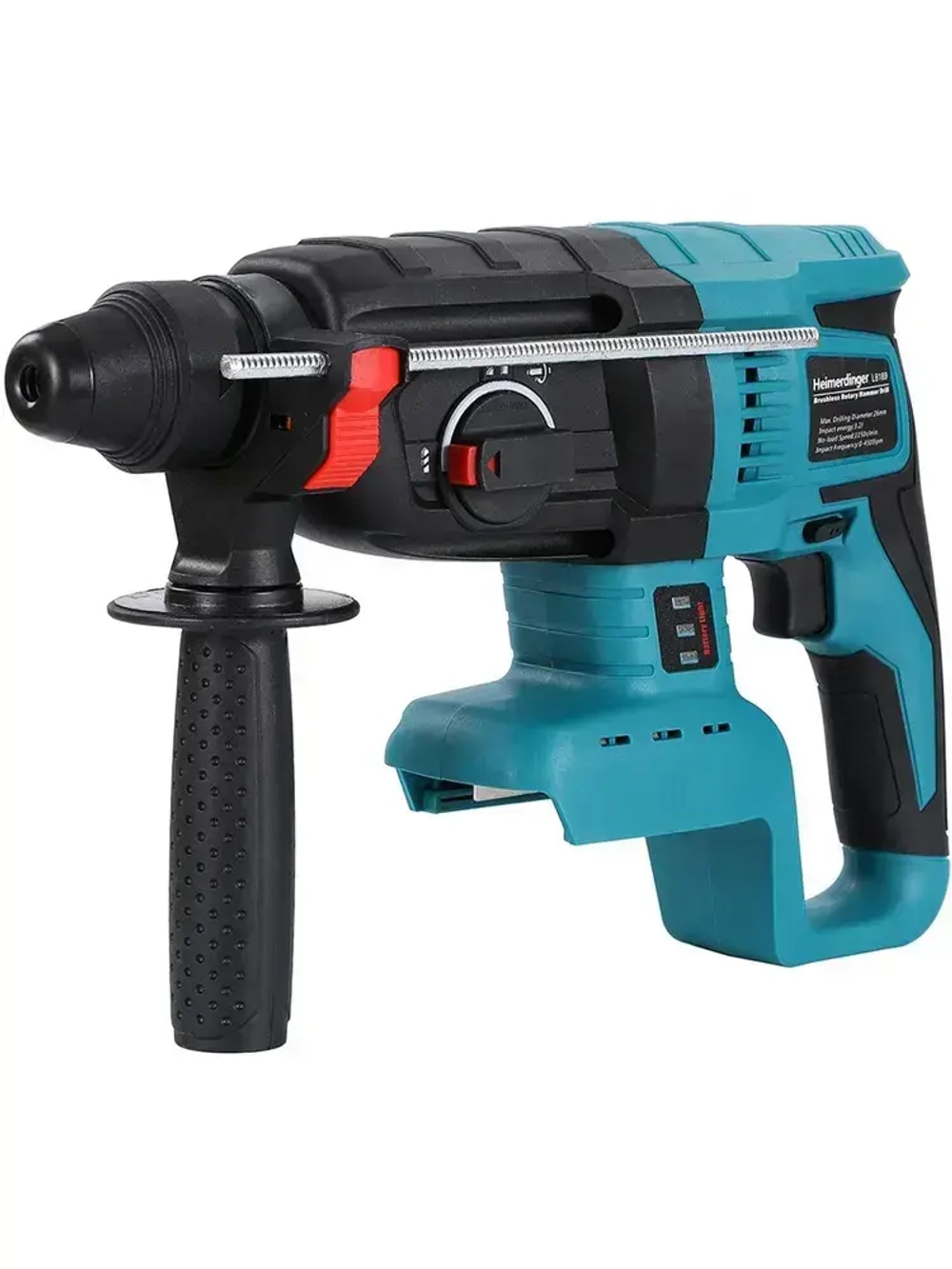 Бесщеточный перфоратор Heimerdinger, 800 Вт, 3.2 Дж, 3 режима, патрон SDS+, LB169, без батареи,4 сверла