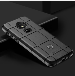 Чехол для Motorola Moto G7 Power цвет Black (черный), серия Armor от Caseport