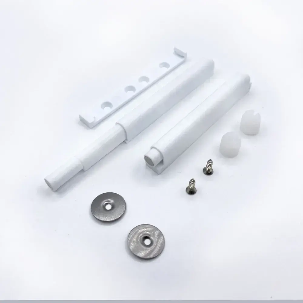 Выталкиватель мебельный для фасада с магнитным окончанием, 4 штук, PUSH-TO-OPEN толкатель