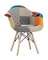 Кресло Eames DSW пэчворк
