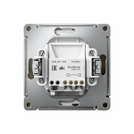 ARTGALLERY 1-клавишный ВЫКЛЮЧАТЕЛЬ КНОПОЧНЫЙ, 10А, механизм, быстрозажим. клем., ШАМПАНЬ