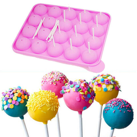 Форма для кейк-попсов 20 ячеек (диаметр 4 см)