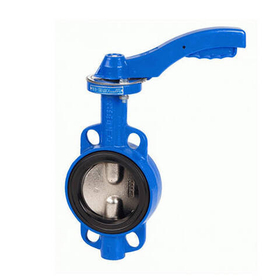 Затвор дисковый поворотный GENEBRE 2109 - Ду100 (PN16, Tmax 120°C, ручка-рычаг)