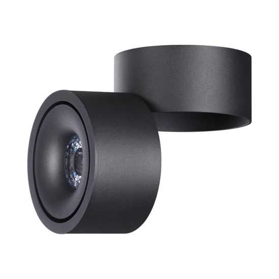 358773 OVER NT21 364 черный Светильник накладной светодиодный IP20 LED 15W 4000K 1300Лм 100-265V GRODA