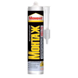 Жидкие гвозди Момент 1193517 Монтаж суперсильный прозрачный МВп-70 280 гр.