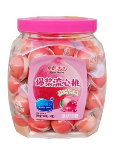 Мармелад Персик с фруктовым джемом 18 г * 50 шт