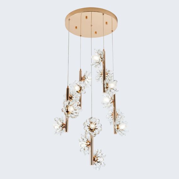 Подвесная люстра Modelux ML.1855.15 GD