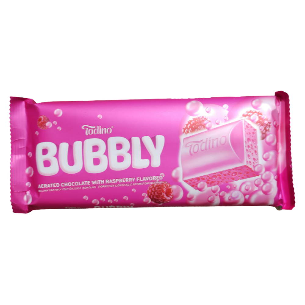 "BUBBLY" пористый шоколад с ароматом малины 90гр