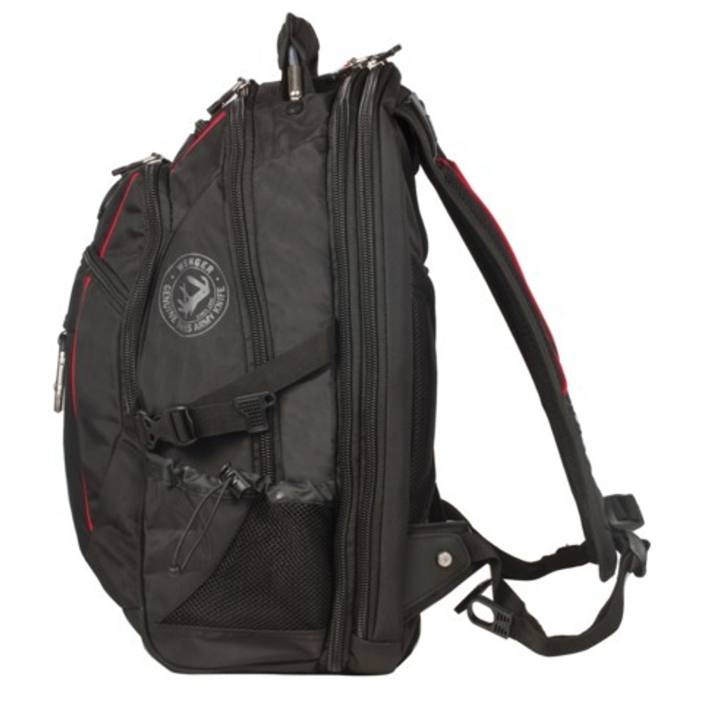 Рюкзак WENGER, универсальный, черный, функция ScanSmart, 38 л, 34х23х48 см, 6677202408