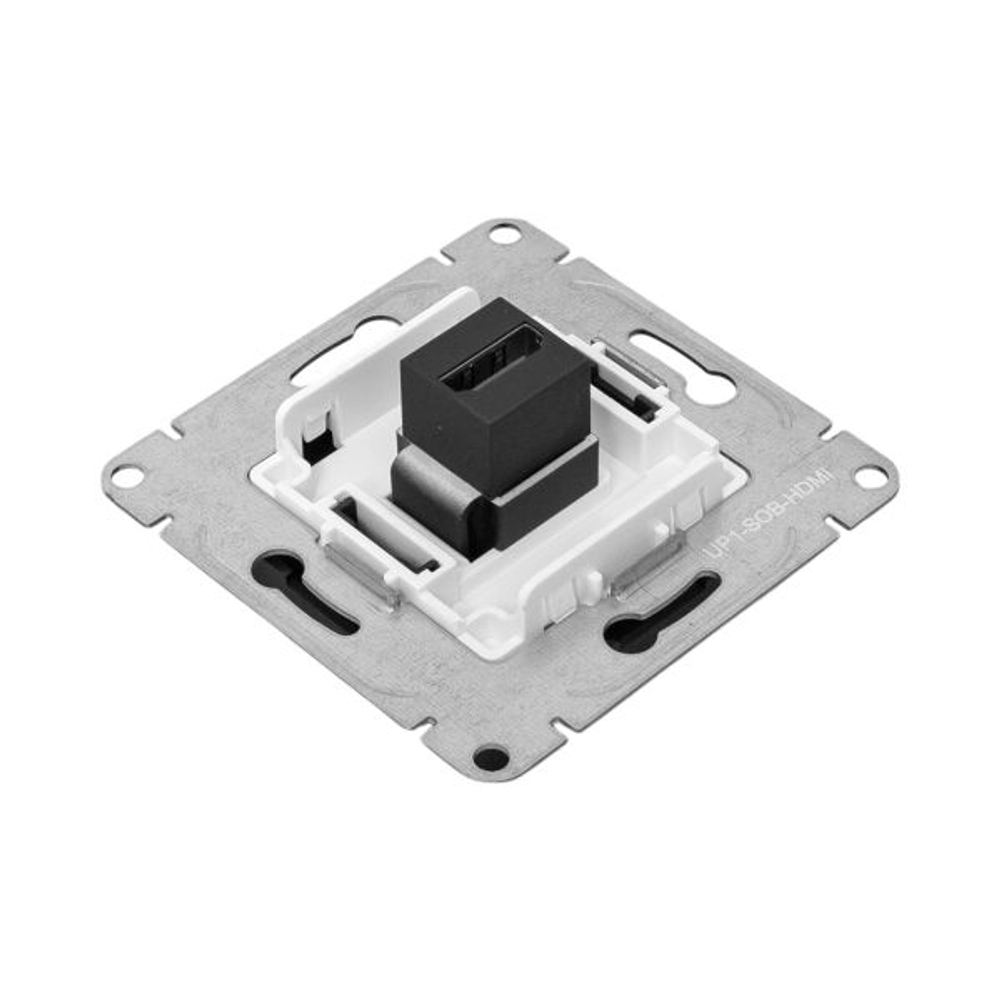Механизм розетки HDMI, чёрный Эпика EKF