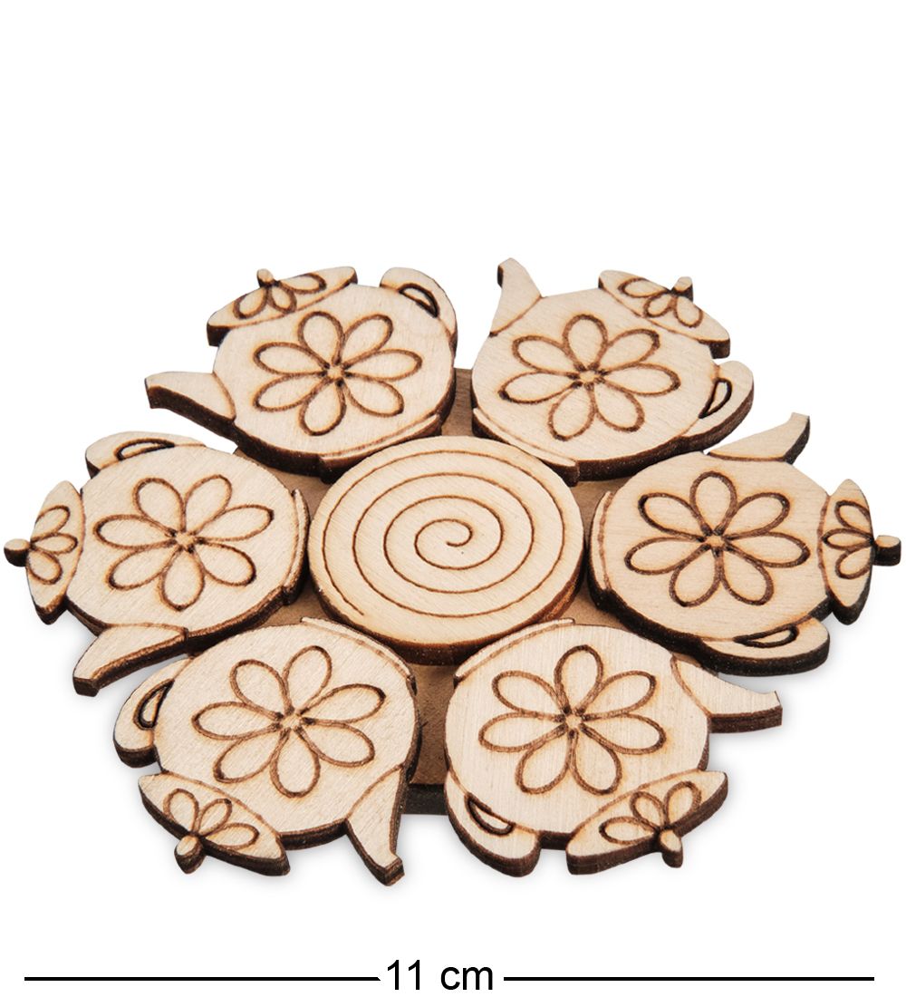 Народные промыслы ДР- 49/ 4 Подставка под горячее 110х10мм