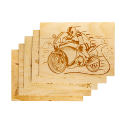 Доски для выжигания для мальчиков 5 шт. арт 03867 (ДК)