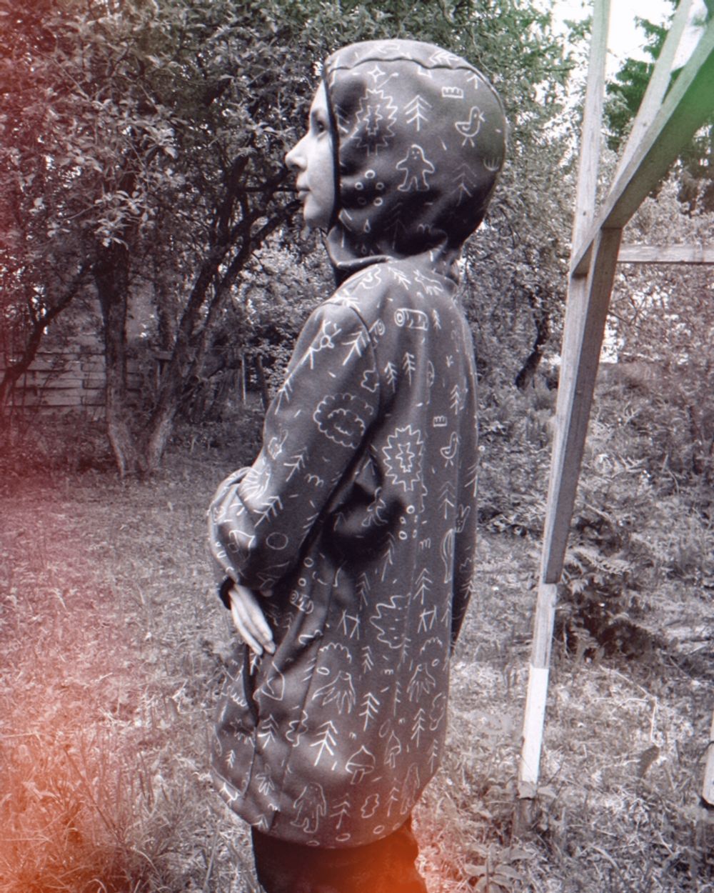 Худи Plushedelica Лесная серый