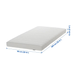 Матрас для односпальной кровати - AFJALL  IKEA/ АФЬЕЛЛЬ ИКЕА, 90x200 см, белый