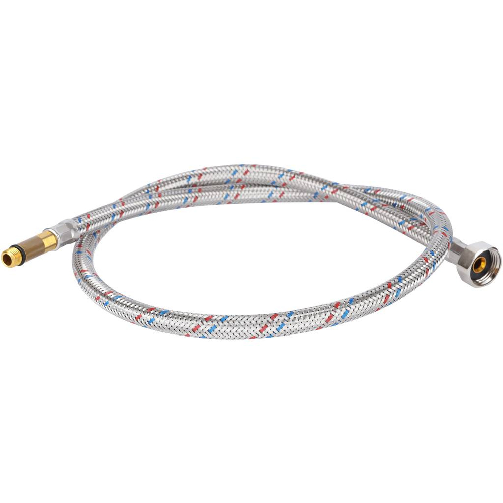 STOUT Гибкая подводка для воды M 10 (35мм) х ВР 1/2, длина 1000 мм*