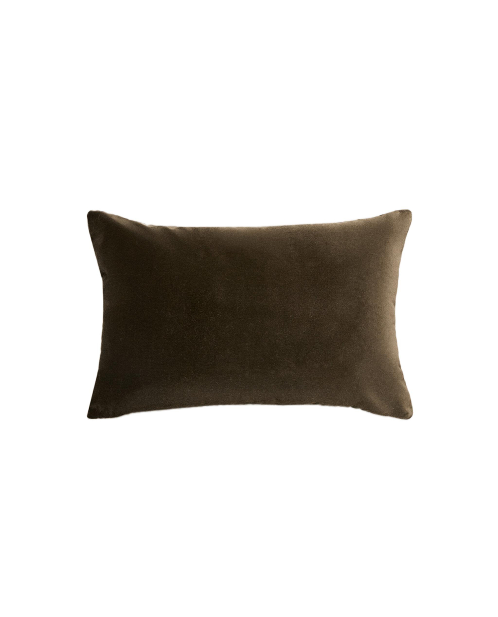 Zara Home наволочка декоративная из хлопка, хаки, 40x60 см