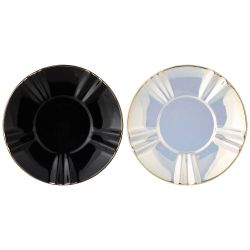 ЧАЙНЫЙ НАБОР LEFARD "PEARL" НА 2 ПЕР. 4 ПР. 200 МЛ ЧЕРНЫЙ, БЕЛЫЙ (КОР=12НАБ.)