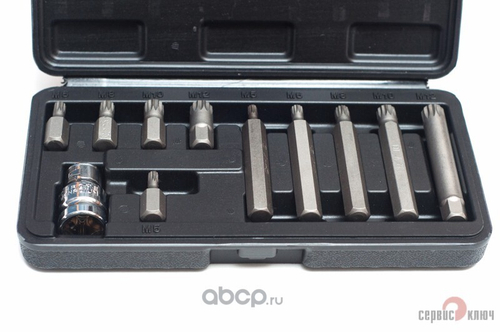 Набор бит 11 предм. сплайн М5-12 PROFFI (Сервис Ключ)