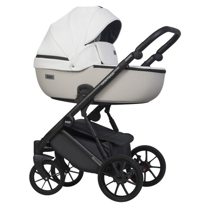 Детская коляска Riko Basic Montana Ecco 2 в 1 32 White-Light Silver
