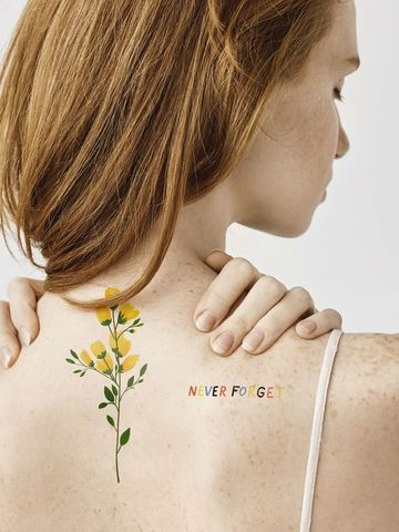 «Summer Breeze». Летний бриз. Набор из 25 татуировок