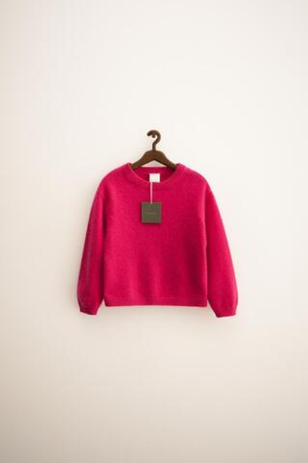 ZARA ZARA TIMELESS — ДЖЕМПЕР ИЗ 100% КАШЕМИРА, ЦВЕТ ФУКСИИ