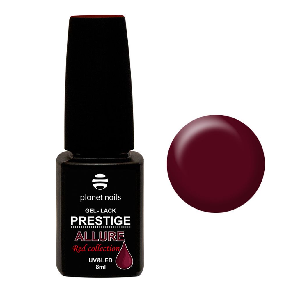 Planet Nails Гель-лак &quot;PRESTIGE ALLURE&quot; Red Collection 657, 8мл