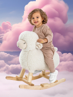 Качалка Овечка AMAROBABY (Dolly), белый, 65х34х60 см.