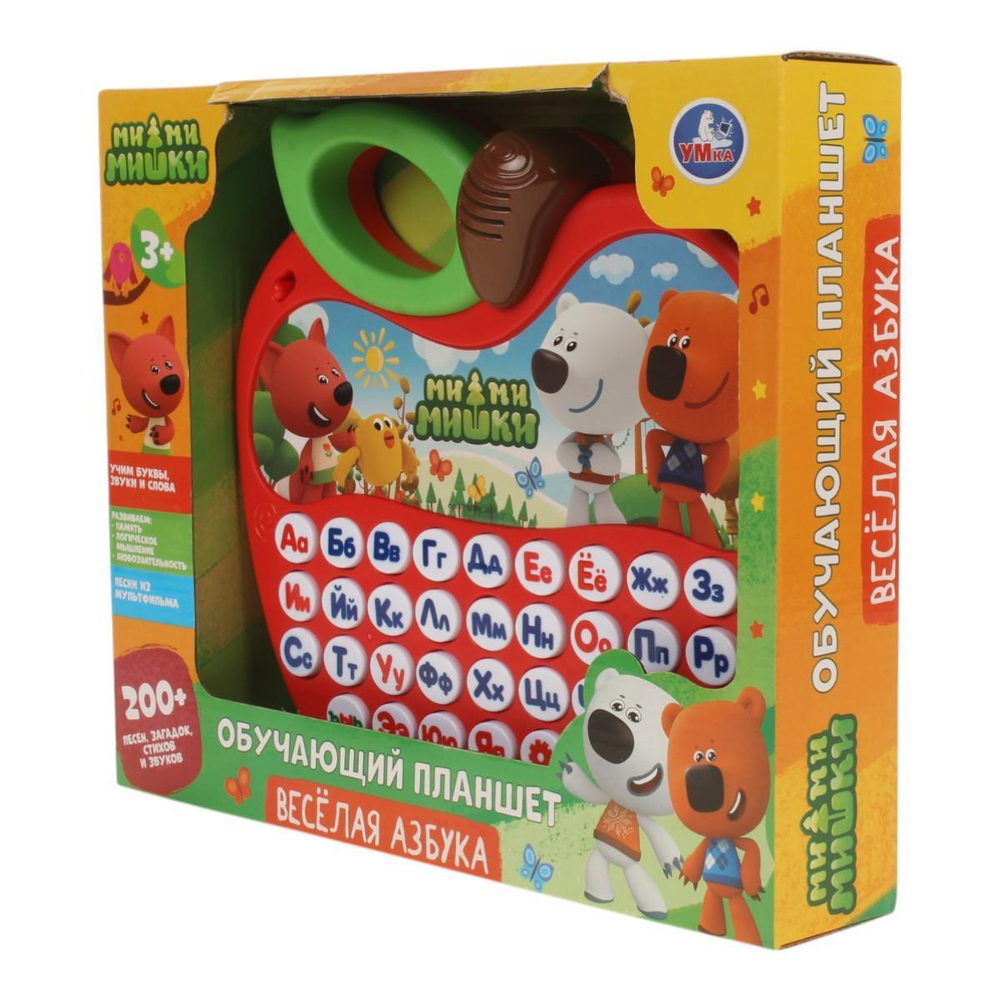 Планшет обучающий "Ми-ми-мишки" 200 песен,загадок,стихов, в коробка HT1151-R (Умка)