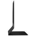 Держатель (ограничитель) подставка для книг BRAUBERG "Germanium Original", 2 штуки, металл, 237978