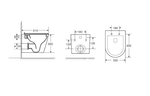 Комплект DK DS1021602 унитаз DT1026016, инсталляция DI8055119, клавиша смыва DB1519016