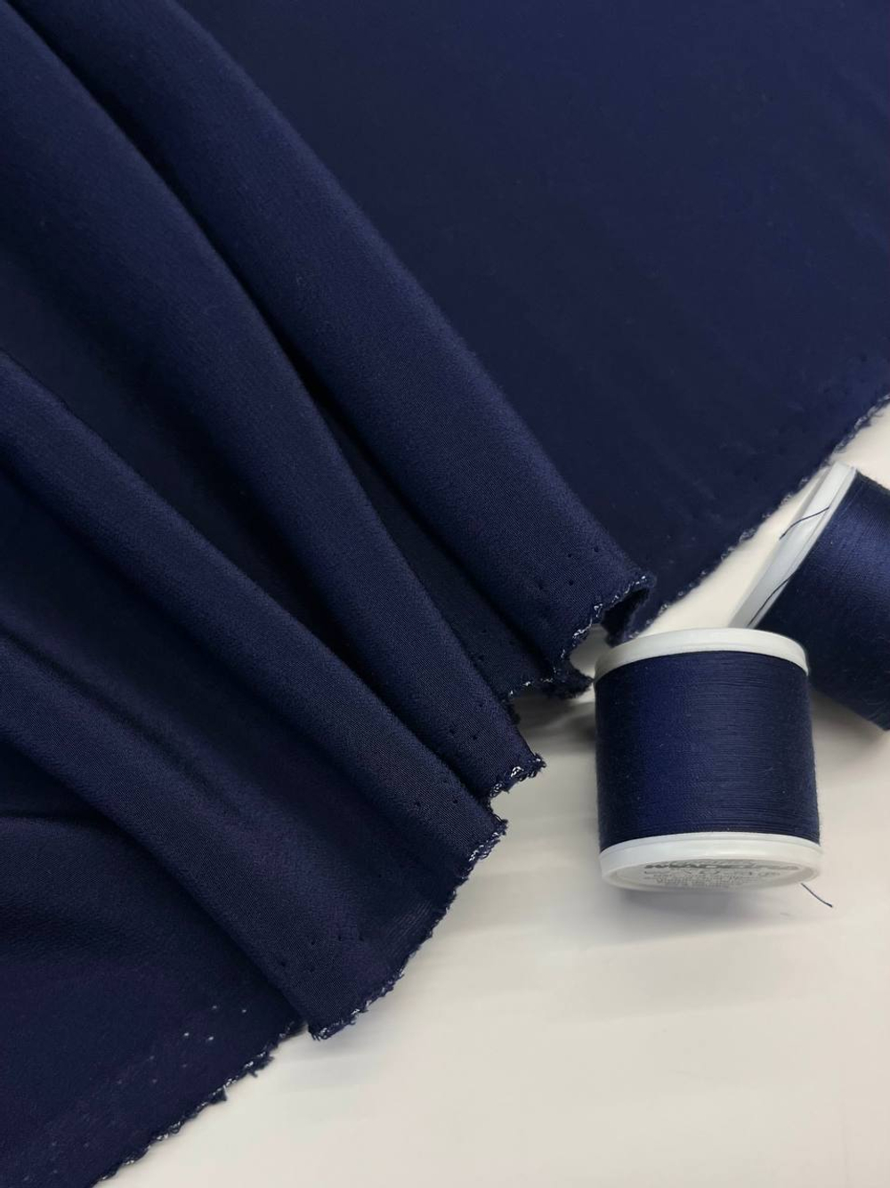 Шелк креп Escada темно-синий