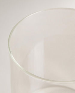 Zara Home Подсвечник из стекла, цвет прозрачный, 12 см