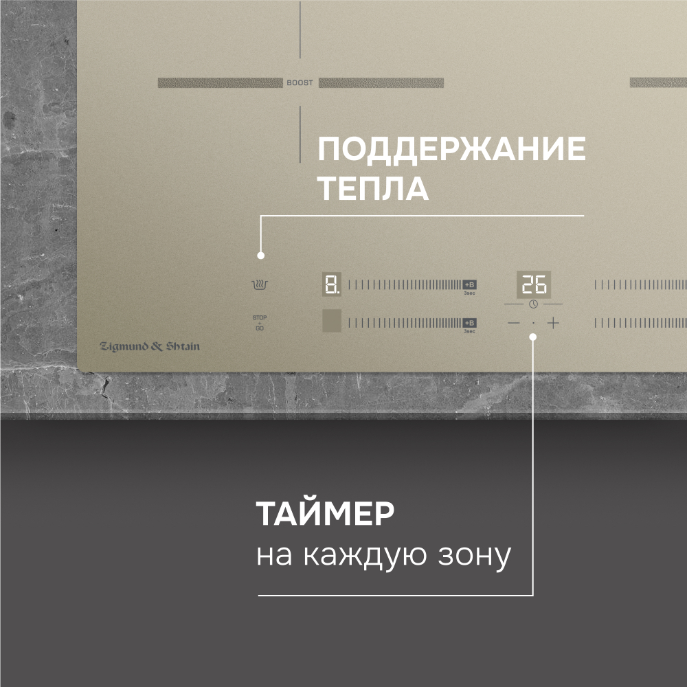 Стеклокерамическая варочная панель Zigmund & Shtain CI 23.6 I