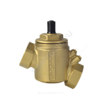 Клапан балансировочный автомат латунь R206A Ду 15 G1/2" A Ру25 ВР 0.27612 - 0.8244 м3/ч без ниппелей Giacomini R206AY013