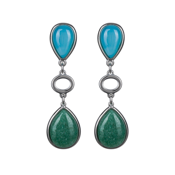 Серьги Possebon Azul, Q.Verde A0585.20.17 S