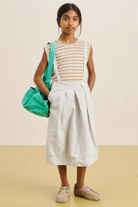 ZARA ПЛИССИРОВАННАЯ ЮБКА, ПАСТЕЛЬНО-ГОЛУБОЙ