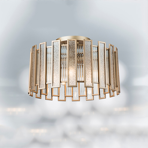 712052 Люстра AGAVE 5х40W E27 ШАМПАНЬ/ПРОЗРАЧНЫЙ