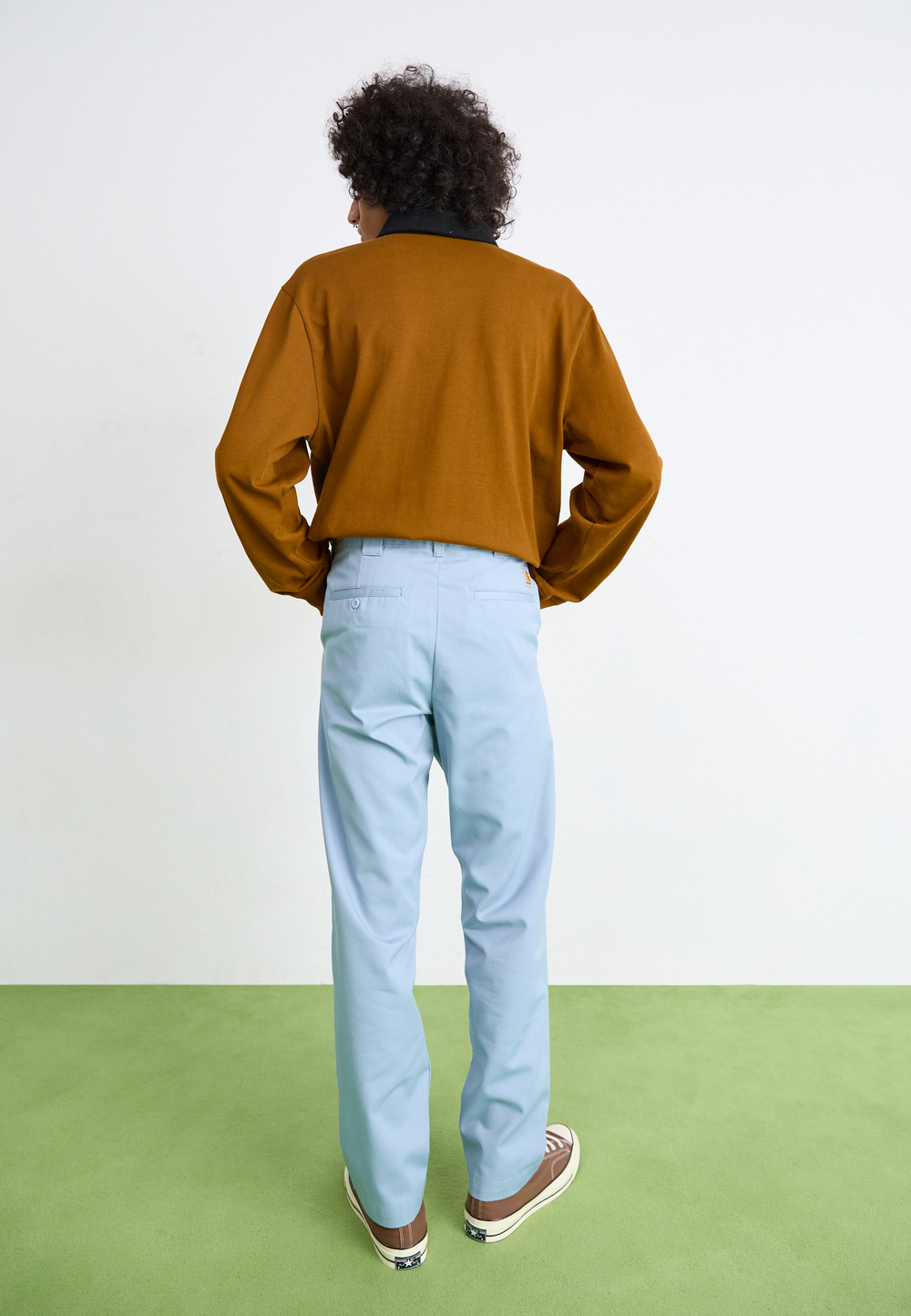 Carhartt WIP Тканевые брюки - Голубой