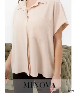 Рубашка 4140-пудра Minova