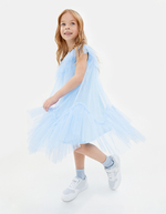 Платье небесно-голубое