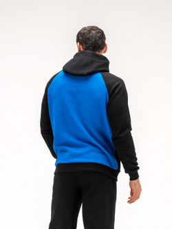 Костюм мужской спортивный. Синий/черный