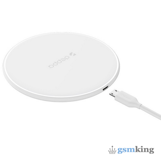 Deppa Qi Fast Charger 10W White (Белый)