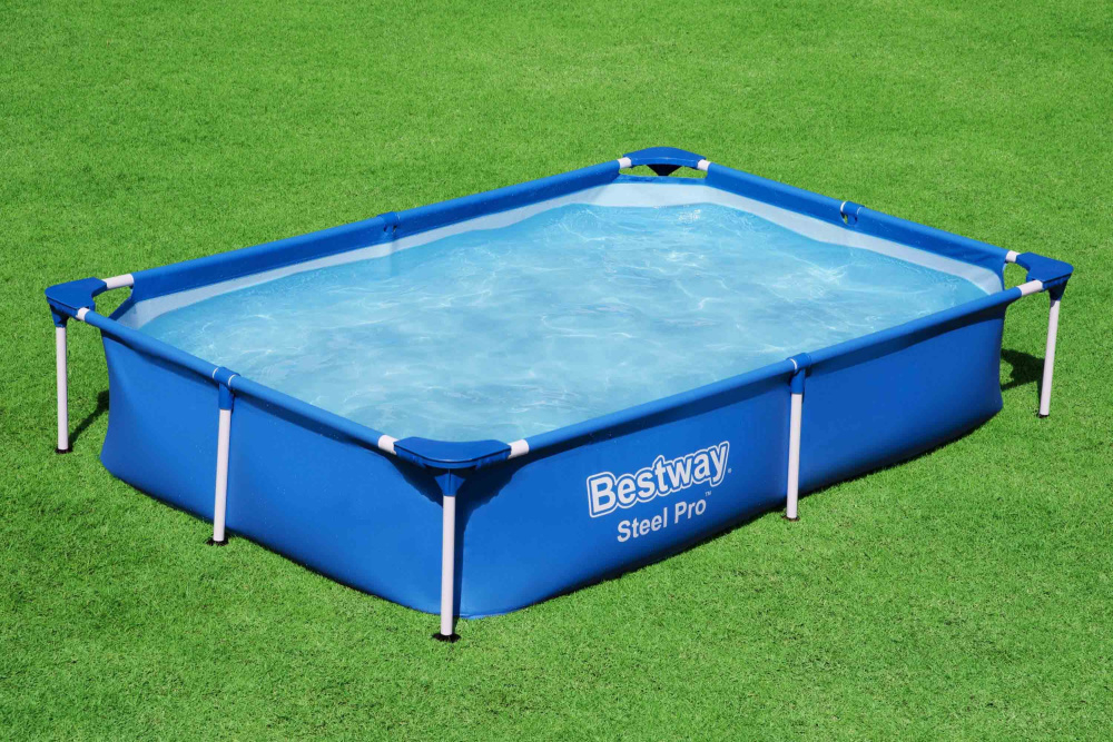 Каркасный прямоугольный бассейн Bestway 221х150х43 см (56401 BW)