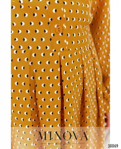 Платье 3141-В-горчица Minova