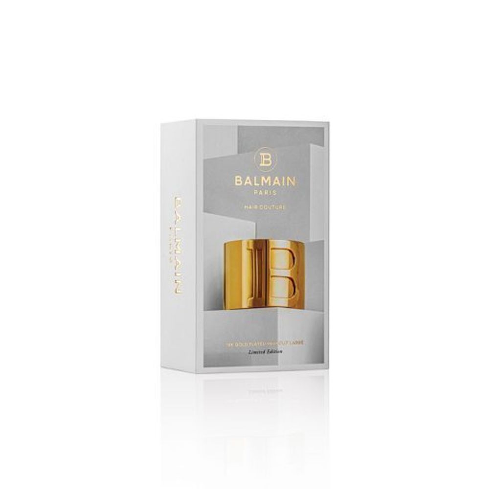 Balmain Hair Couture Заколка-клип круглая цвет золотой Limited Edition Clip Large FW21