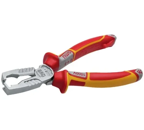 NWS Клещи для разделки кабеля MultiCutter диэлектр.1000В VDE 180 мм, покр.Crom,рукоятки SoftGripp3K