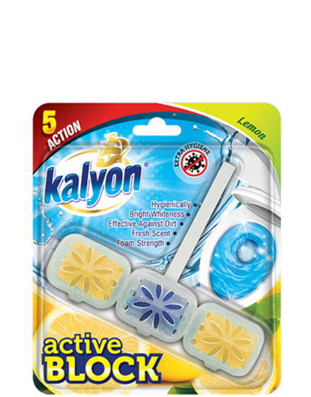 KALYON БЛОК ДЛЯ УНИТАЗА ГИГИЕНИЧЕСКИЙ ЛИМОН 3ШТ x 12